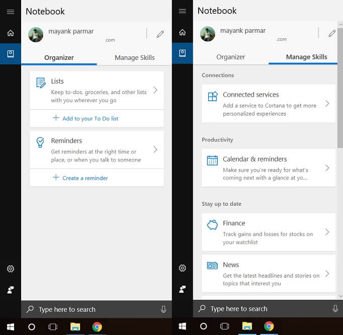 Cortana for Windows 10