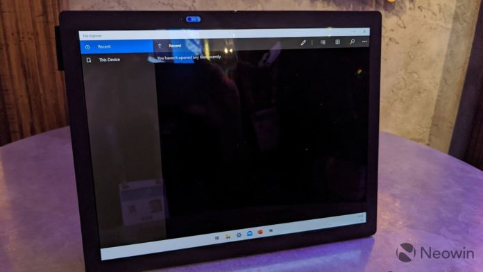 Windows 10 X File Explorer