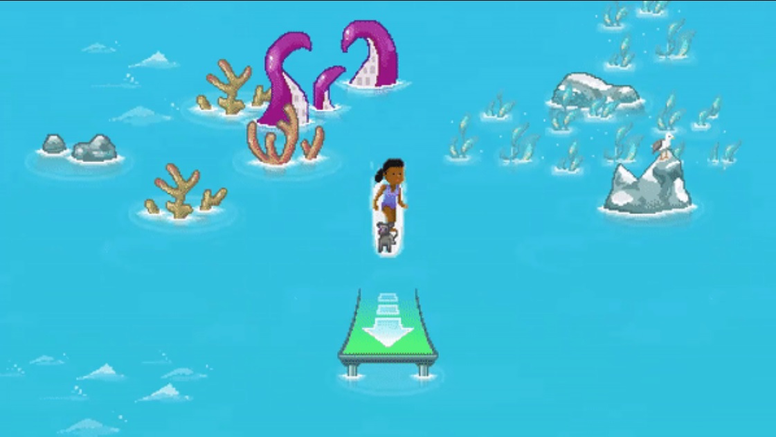 Edge surf game