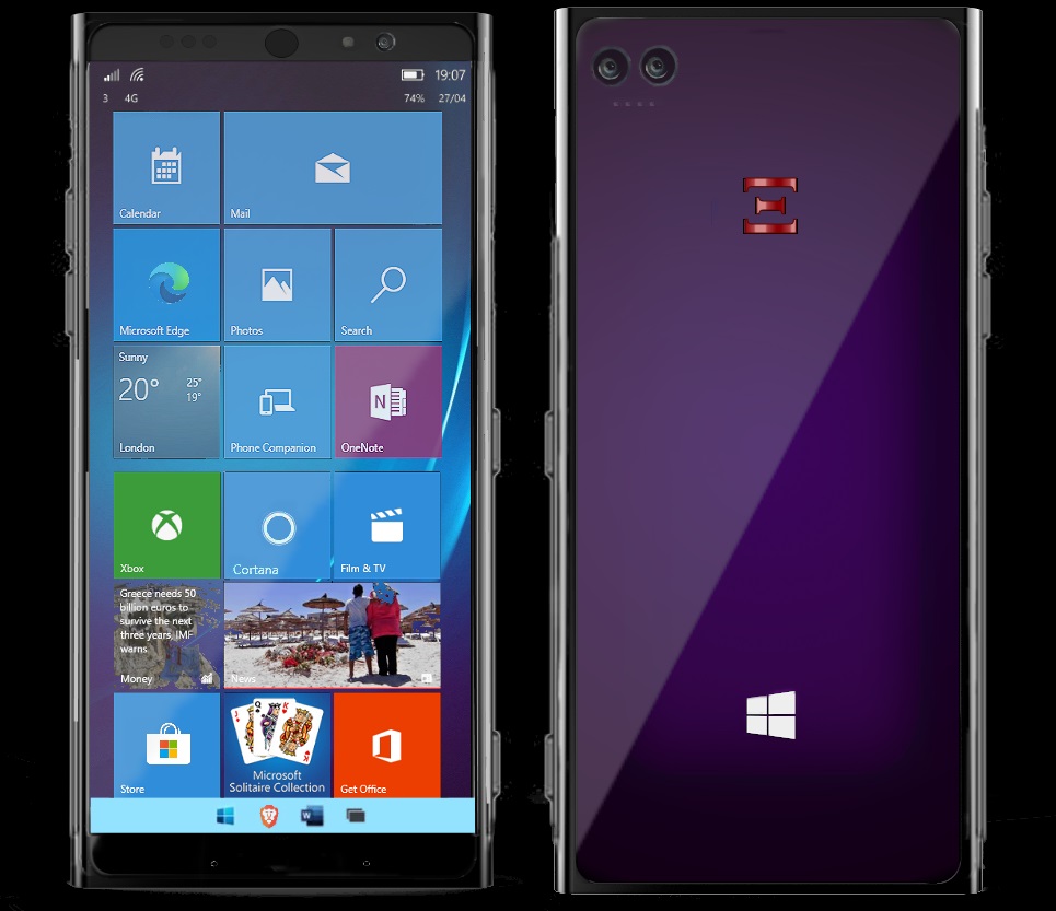 Windows 10 on ARM phone