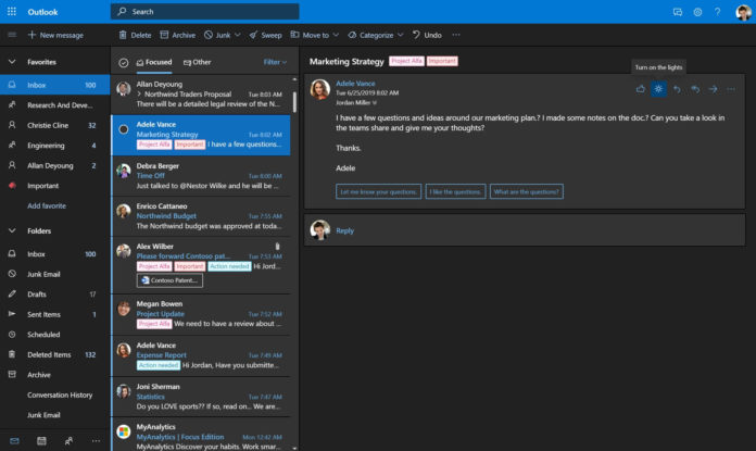 Outlook web