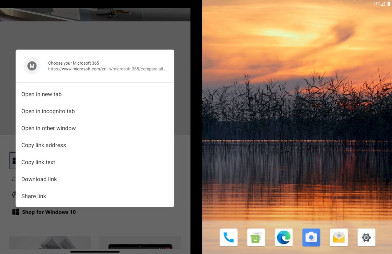 Chrome on Surface Duo