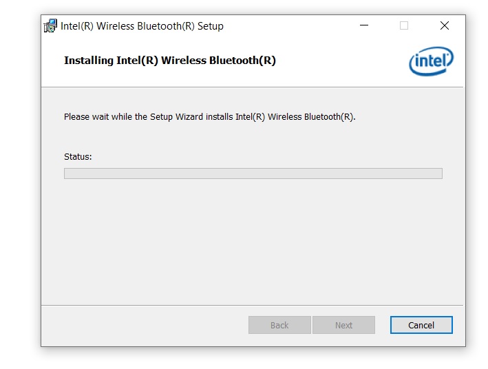 Intel Bluetooth driver update