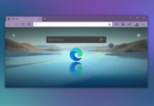 Microsoft Edge flyout menu