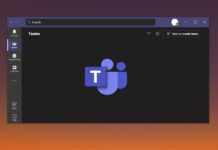 Microsoft Teams share UI