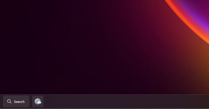 Windows 11 Search bar