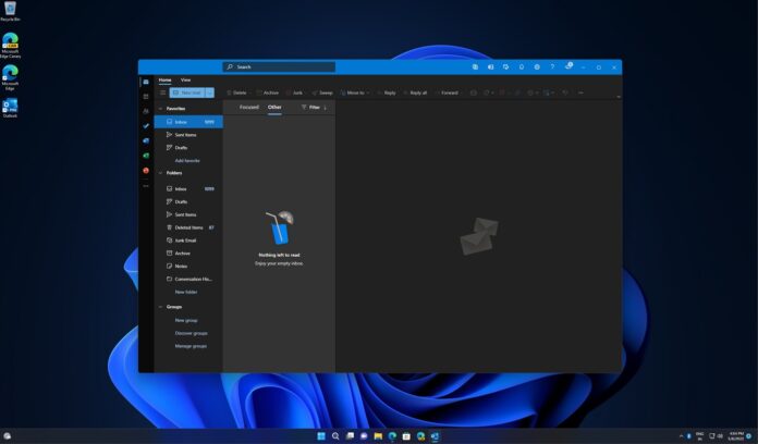 Outlook for Windows 11 update