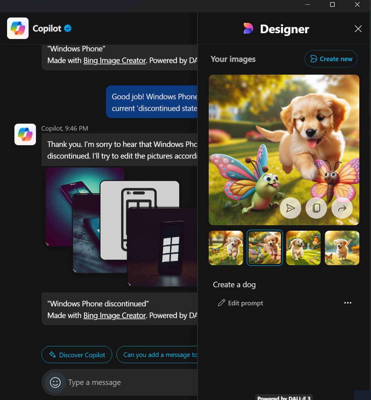 Skype with image AI generator