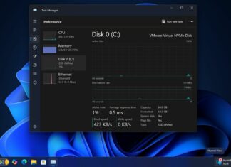 Windows 11 will show more Disk details in the Task Manager
