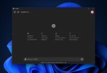 ChatGPT app for Windows 11
