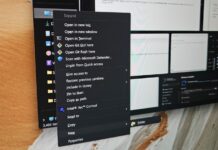 Windows 11 File Explorer modern context menu
